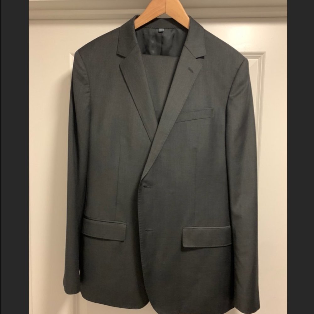 Bonobos Charcoal Grey 2 Piece Suit 44R